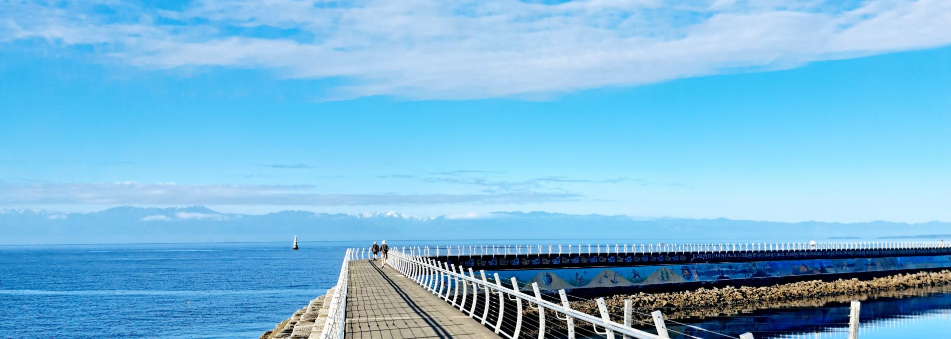 Breakwater walkway at Odgen Point