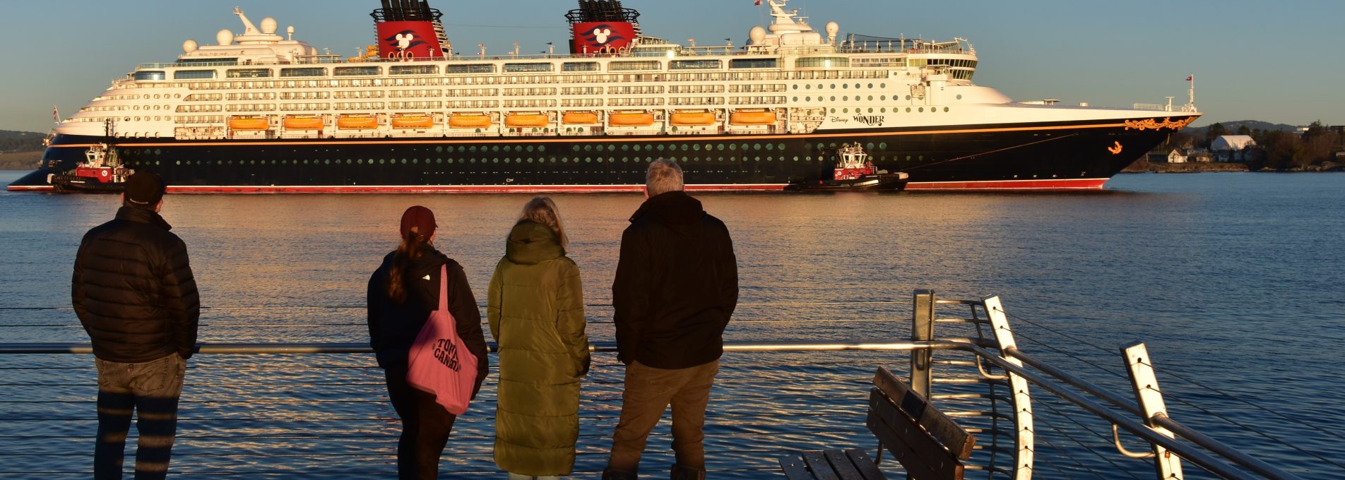Disney Wonder arriving in Victoria on March 6, 2025