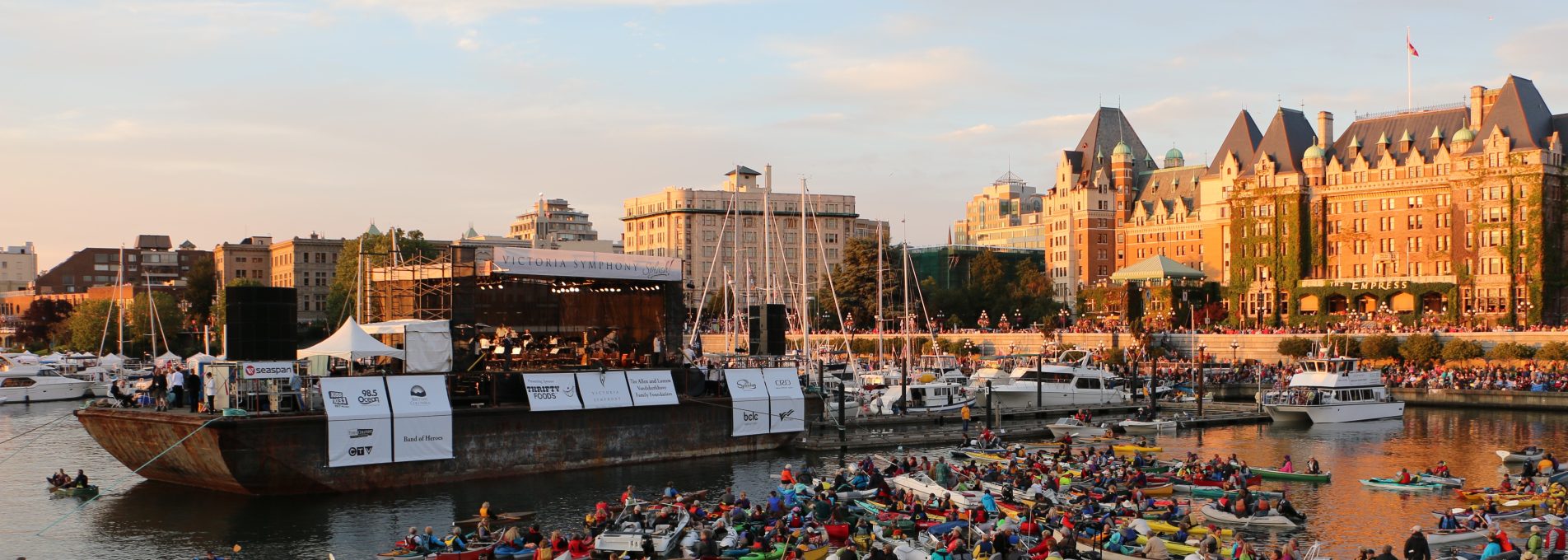 Symphony Splash concert barge