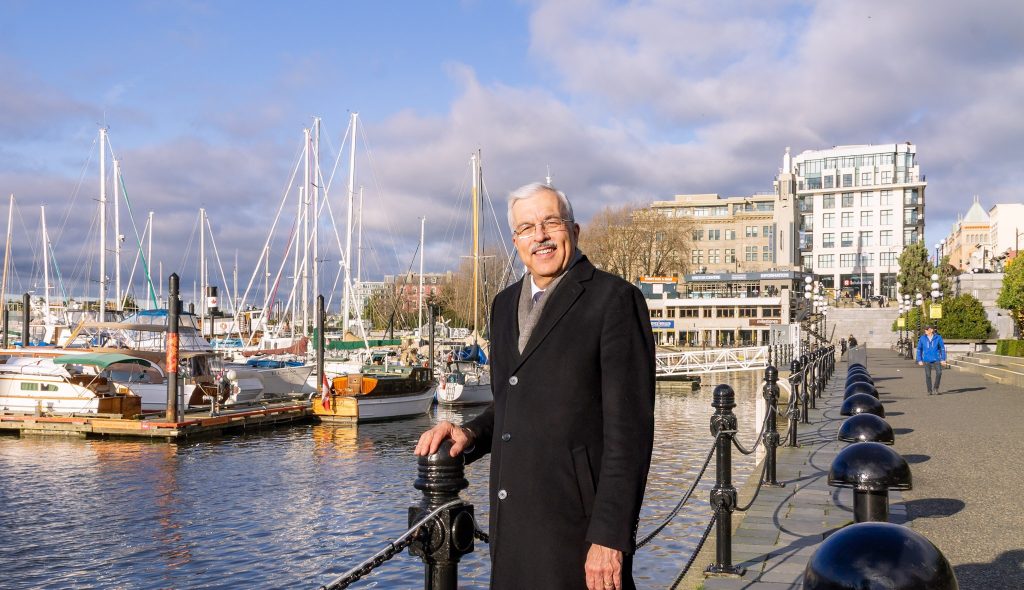 GVHA Interim CEO Don Krusel on the Lower Causeway.